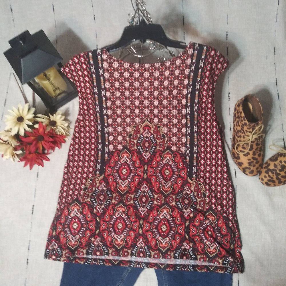 1411 Size XL Southern Lady Sleeveless Tunic - Picture 3 of 3